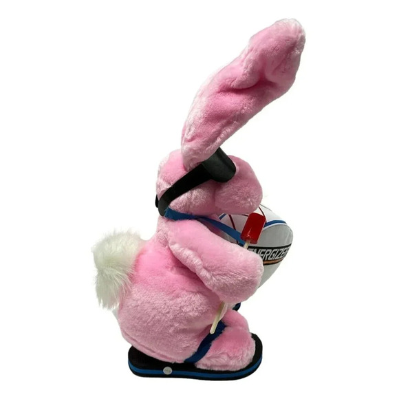 Vintage Energizer Bunny Pink Plush 21 inch tall 1989 Battery Rabbit Moves - Picture 4 of 12